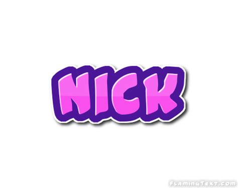 Nick Logo | Free Name Design Tool from Flaming Text