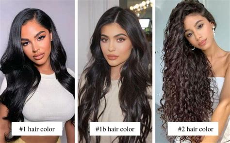 What's 1b hair color ? How is it different from 1 and 2 hair color