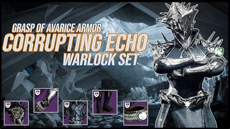 Destiny 2: Grasp of Avarice Armor Review | Warlock set | Season of the Lost - YouTube