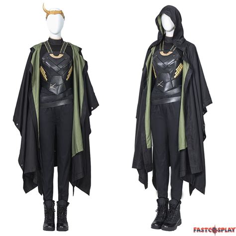 Loki Season 1 Sylvie Variant Female Loki Cosplay Costume