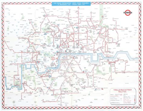 Trolleybus & Tram Routes (1947) – Mapping London