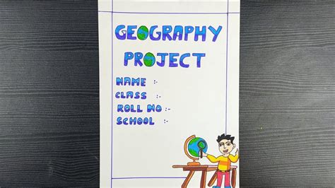 Geography Front Page Ideas // Geography Front Page Design For Project ...