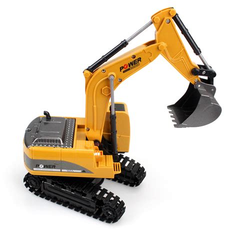 258-1 1:24 6CH Metal Excavator RC Car RTR