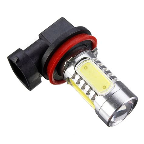 H11 High Power Car COB LED Bulb Light Source with Projector For DRL Driving Fog Headlight Lamp ...