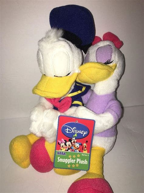 Disney Donald Duck And Daisy Plush Sega Prize NWT Snuggler Plush | #1883870975