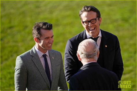 Ryan Reynolds & Rob McElhenney Meet with King Charles & Queen Camilla ...