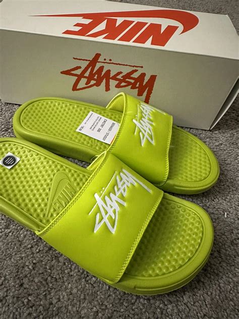 Nike Stussy x Nike Benassi Slides | Grailed