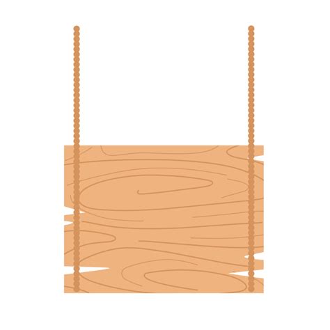 Hanging wooden board 22962268 PNG