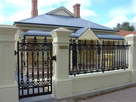 Hindmarsh Fencing and Wrought Iron Security Doors - Gates | Front gate design, Iron security ...