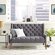 Modway Peruse Gray Loveseat EEI-2462-GRY | Comfyco