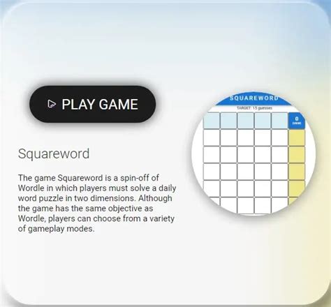 Squareword: A Daily Word Puzzle Extravaganza