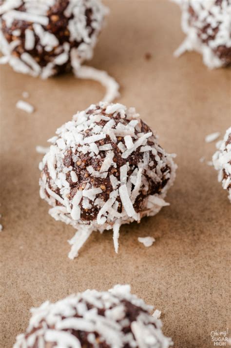 No-Bake Chocolate Rum Balls - Oh My! Sugar High