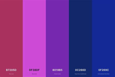 25+ Best Magenta Color Palettes with Names and Hex Codes in 2024 | Color, Magenta, Blue hex code