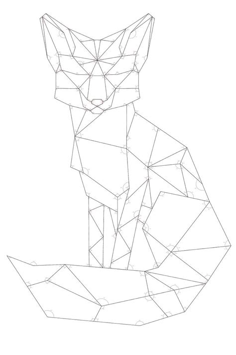 I Made A Wooden Fox Based On Grandfather’s Sketch | Geometric art ...