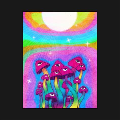 Kidcore Aesthetic Weirdcore Mushroom Eyes Retro - Kidcore - Long Sleeve ...