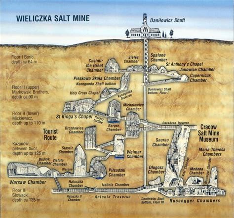 Map of the underground salt mine - Salt Cave ProDesign