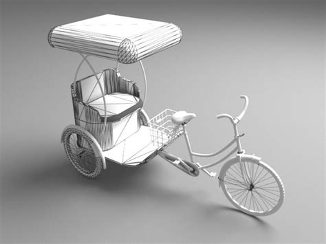 Bike Rickshaw - 3D Model by Pictorer