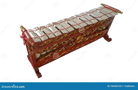 Indonesian Javanese Traditional Gamelan Music Instruments in White Isolated Background 08 Stock ...