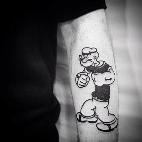 Popeye Arm Tattoo