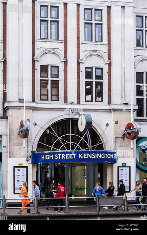 High Street Kensington station, London, England, U.K Stock Photo - Alamy