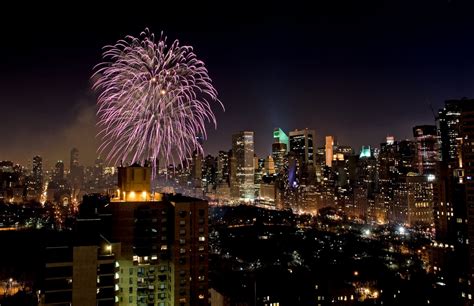 Download New York Skyscraper Building Night Photography Fireworks HD ...