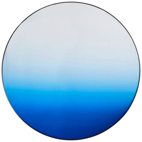 Circular Blue Gradient Mirror by Phillip Jividen in 2020 | Modern mirror wall, Mirror, Art deco ...