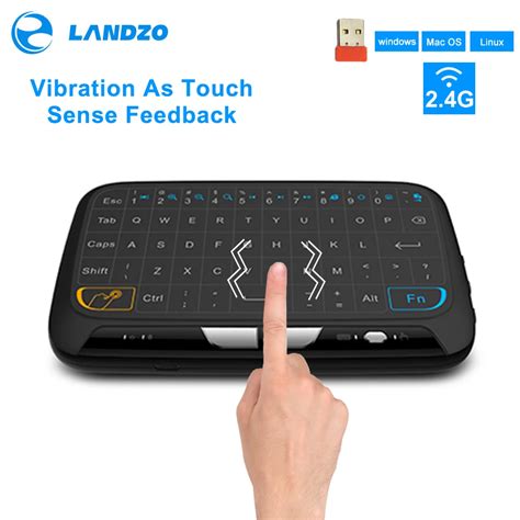 NEW Mini H18 Wireless Keyboard 2.4 G Portable Keyboard With Touchpad ...