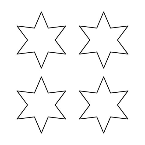 Star Shapes To Print And Cut Out