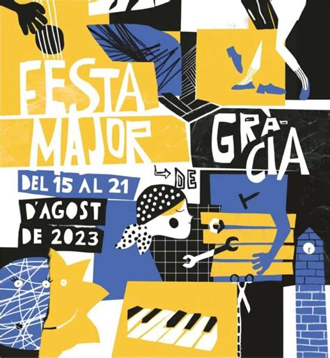 Program of Festes de Gràcia in Barcelona. Year 2023