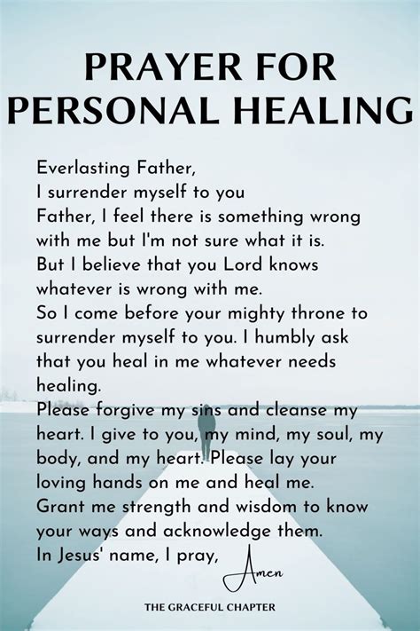 20 Short Prayers For Healing - The Graceful Chapter