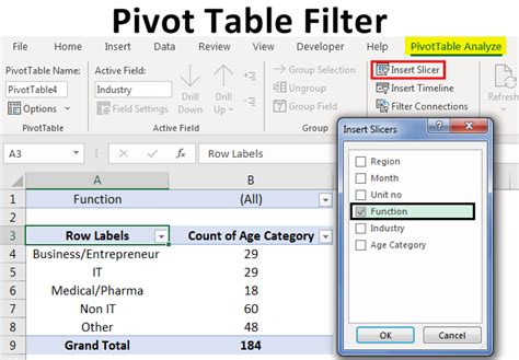 Pivot Table Filter | How to Filter Data in Pivot Table with Examples