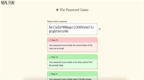 How to Beat Rule 13 in The Password Game - Twinfinite