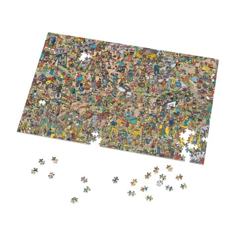 Where's Waldo Jigsaw Puzzle 30, 110, 252, 500,1000-piece - Etsy