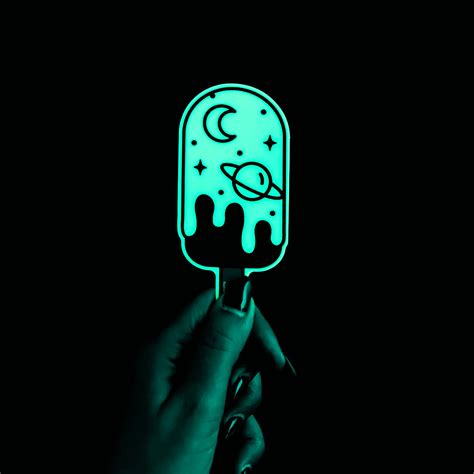 Custom 2.5" Glow In The Dark Stickers - Sticky Brand