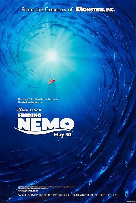 Finding Nemo (#1 of 9): Extra Large Movie Poster Image - IMP Awards