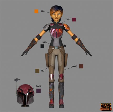 Image - Sabine colour code.jpg | Star Wars Rebels Wiki | FANDOM powered ...