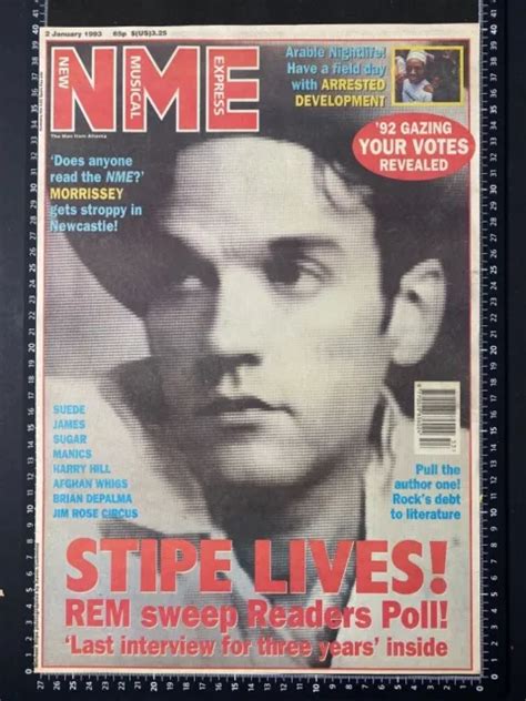 REM MICHAEL STIPE - Nme Cover Page - 1994 Vintage Poster Size Advert Z1 $13.22 - PicClick