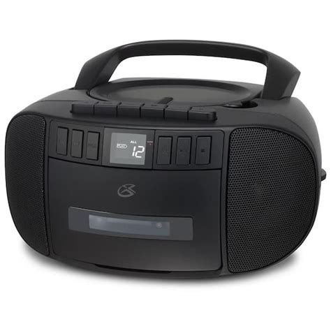 GPX Portable Stereo Boombox with AM/FM, CD, Cassette BCA209B - The Home Depot