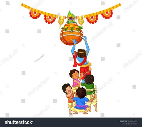 Gokulashtami: Over 214 Royalty-Free Licensable Stock Vectors & Vector ...