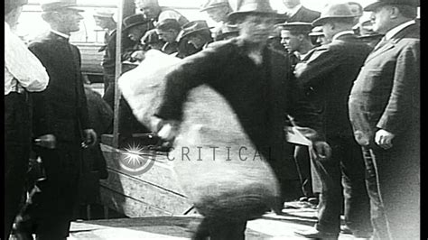 RMS Lusitania ship's survivors on a ship in Ireland. HD Stock Footage - YouTube