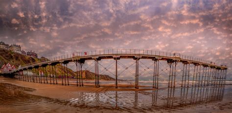 Beach And Pier At Saltburn Free Stock Photo - Public Domain Pictures