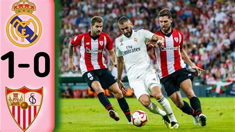 Real Madrid vs Athletic Club Full Match || Real madrid vs Athletic club 1-0 goal and extended ...