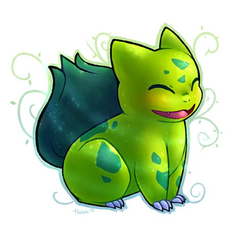 001 - Shiny Bulbasaur by thalath on DeviantArt