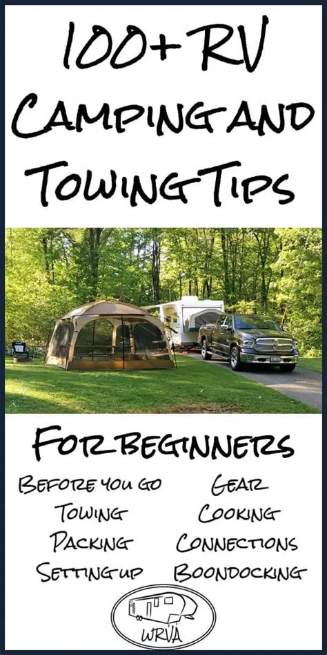 100 Best RV Camping and Towing Tips for Beginners