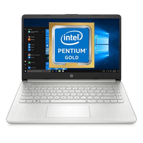 Refurbished & Upgraded HP 14" Laptop Pentium Gold Full HD 128GB SSD 8G ...