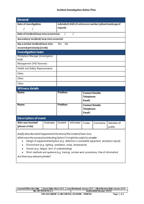 Knowledge of incident investigation methods in ohs - opmforum