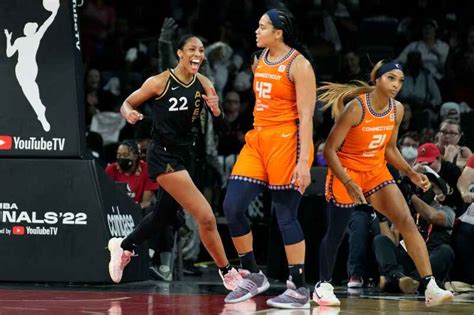 Aces down Sun in Game 2 to edge closer to WNBA title