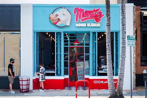 Vegan Favorite Monty’s Good Burger Opens on Busy West Third Street - Eater LA