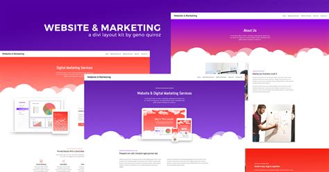 Get a FREE Website & Marketing Agency Layout Pack for Divi by Geno Quiroz