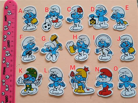 Original Vintage Stickers, Smurfs, Smurfs, From 1978, Retro 70s ...